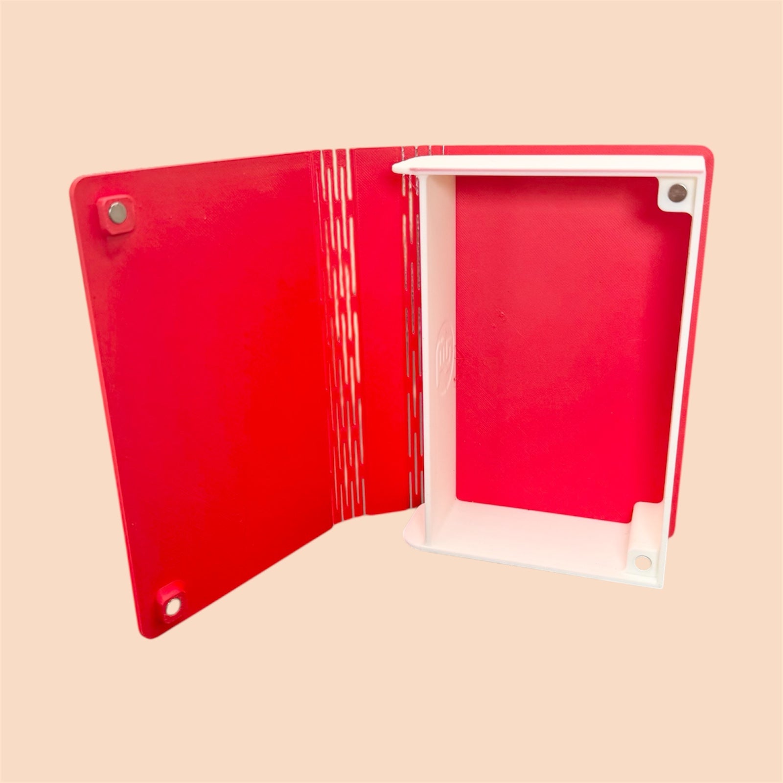 Bookshelf Book Box Plain - Magnetic Folding Bookshelf Storage