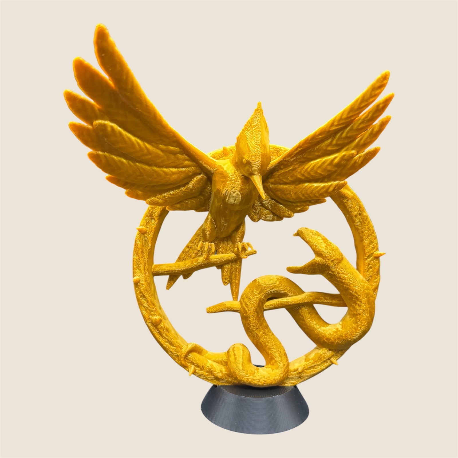 Sign of Rebellion - Hunger Games Bookshelf Decor with Stand