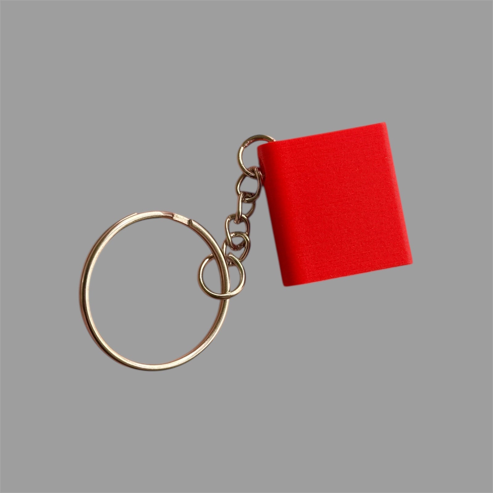 Plain Mini Book Keychain