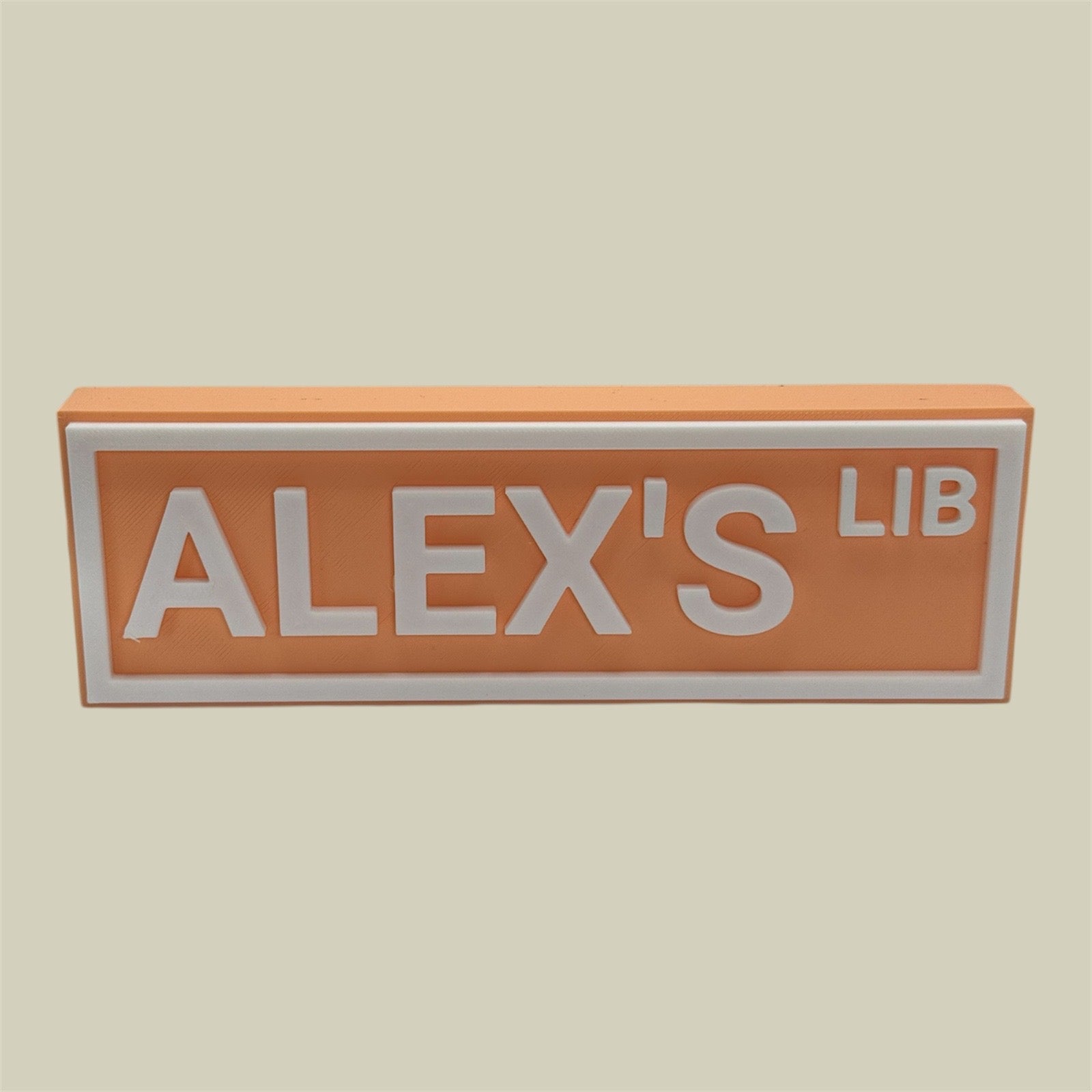 Library Street Sign - Self Standing Bookshelf Sign