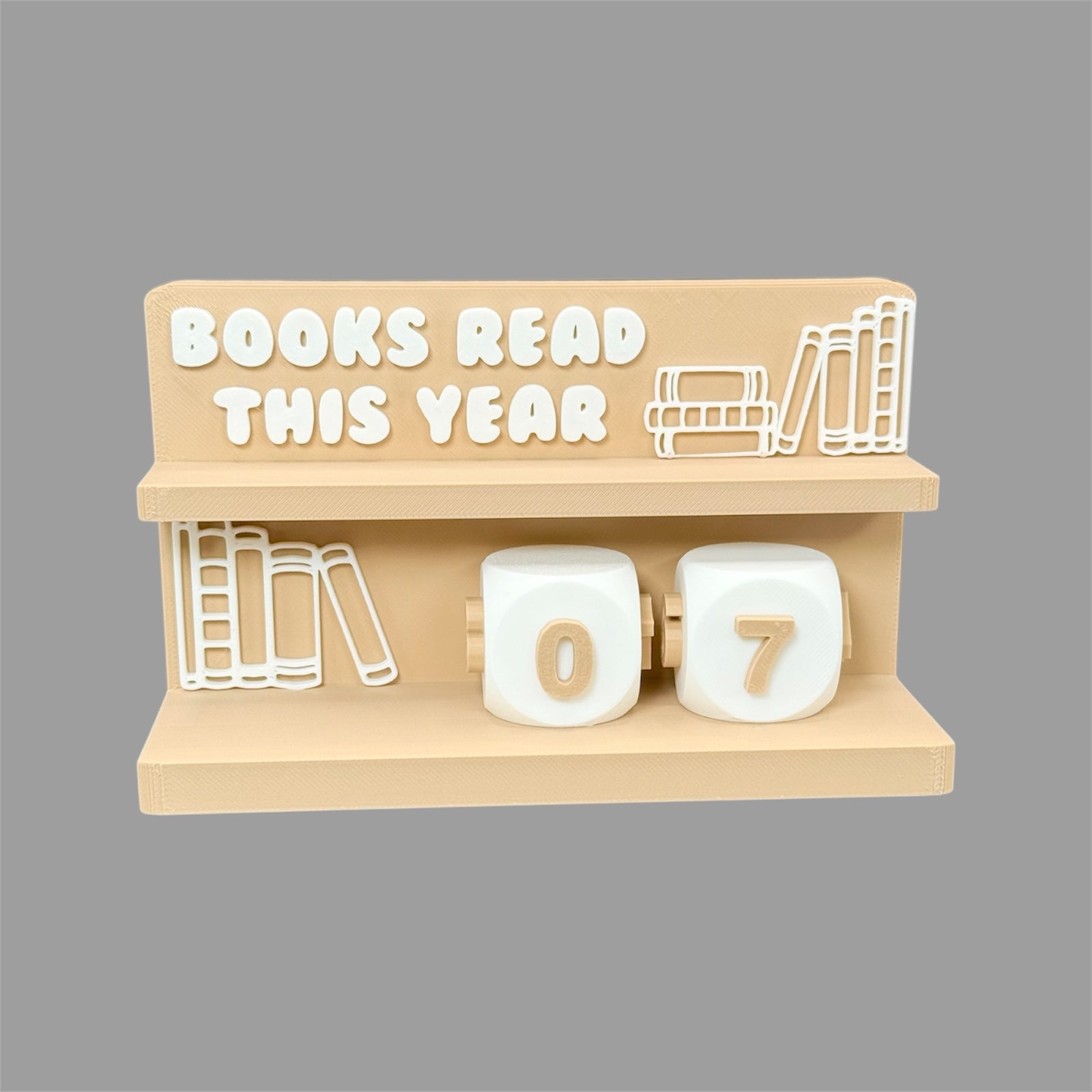 Books I Have Read Counter - Customizable Counter Figurine