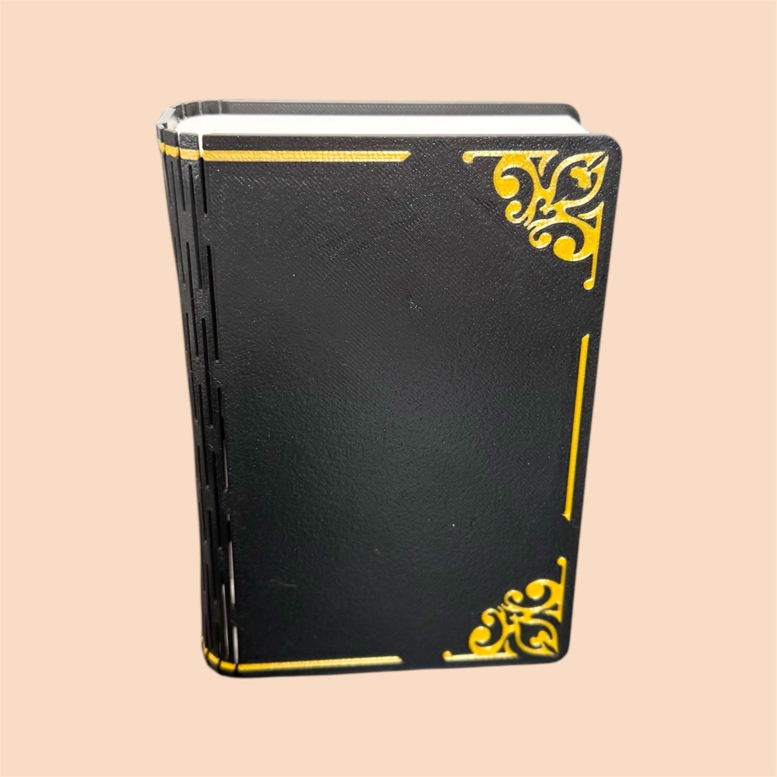 Bookshelf Book Box w/ Outline - Magnetic Folding Bookshelf Storage