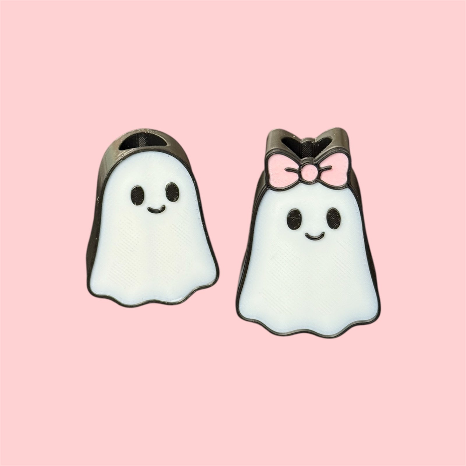 Ghost Straw Toppers