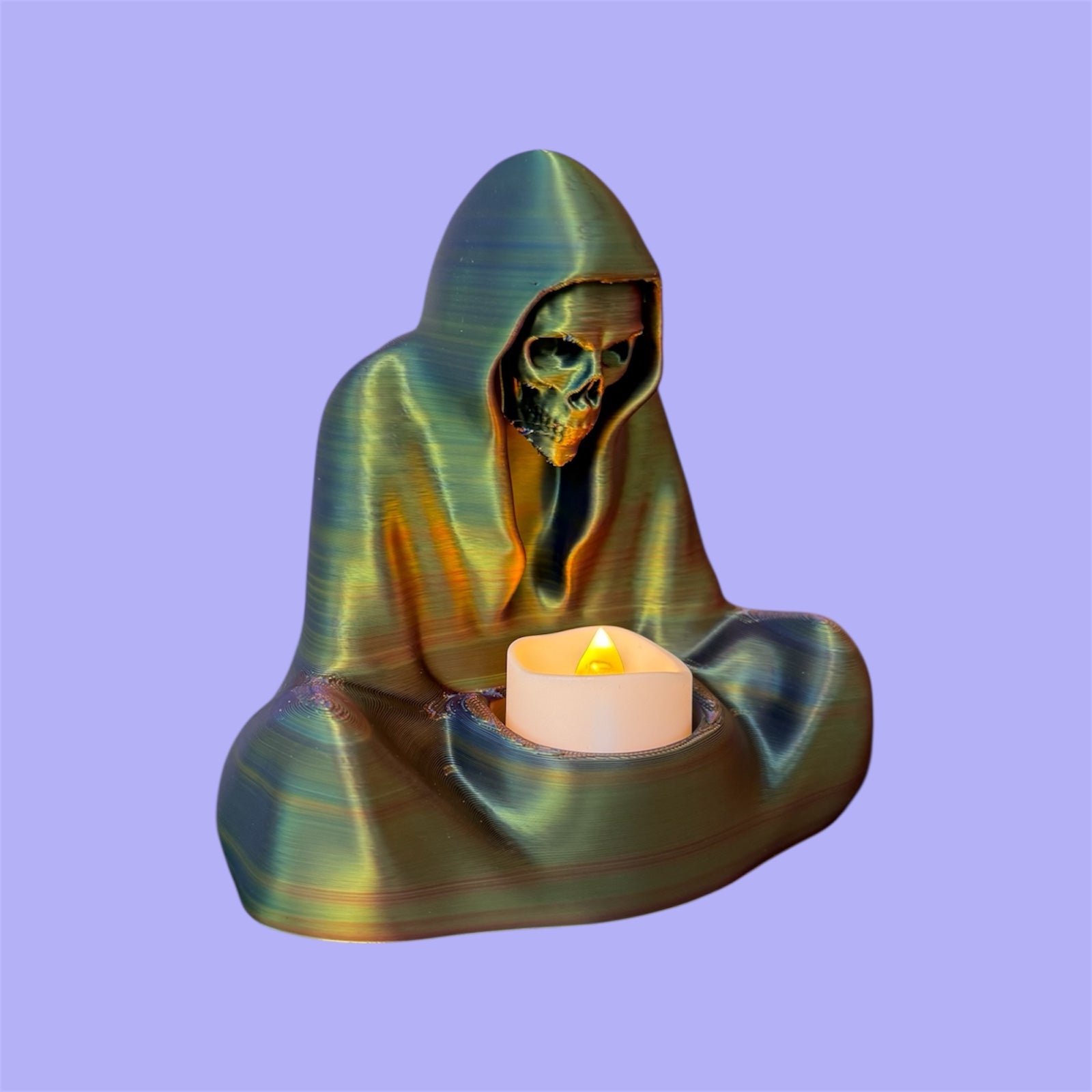 Grim Reaper Tea Light Holder